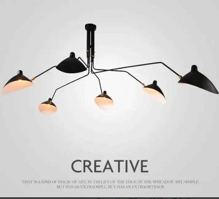 

Duckbill lamp fangs claws living room three Nordic creative ceiling lamps
