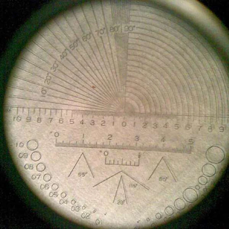 Imagem -05 - Stand Measuring Magnifier Escala Lupa Lupa Scaled Magnifier 10x