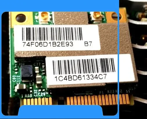 Wholesale New Broadcom Bcm943225HMB BCM43225 Internal Wireless Wifi For Bluetooth 3.0 Half Mini PCI-E Card 802.11 N 300M