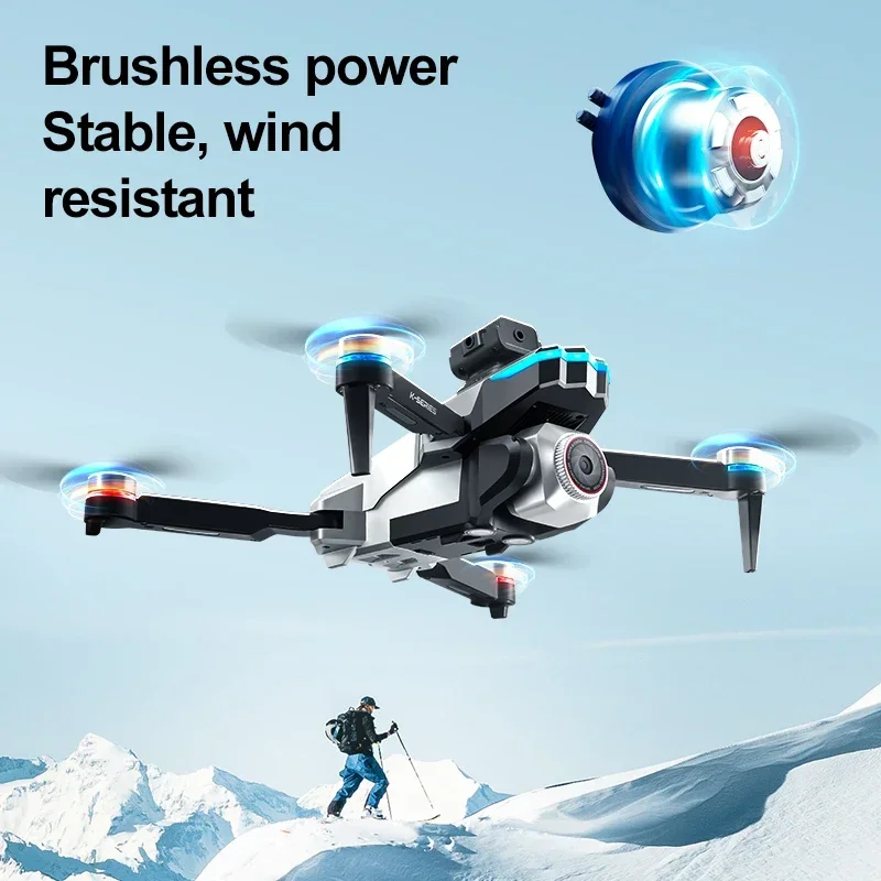 K16 MAX หน้าจอควบคุมรุ่น Drone 8K Professional HD กล้องหลีกเลี่ยงอุปสรรคแบบพับได้ RC Quadcopter เฮลิคอปเตอร์ของเล่นของขวัญ
