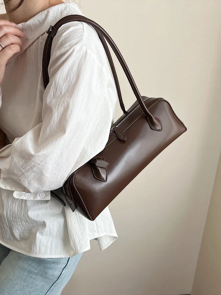 

Ретро-сумка для женщин в стиле французского хлеба, новинка 2026 года, люксовая, изысканная, высококачественная, на плечо, для повседневного использования, ручная, на одно плечо