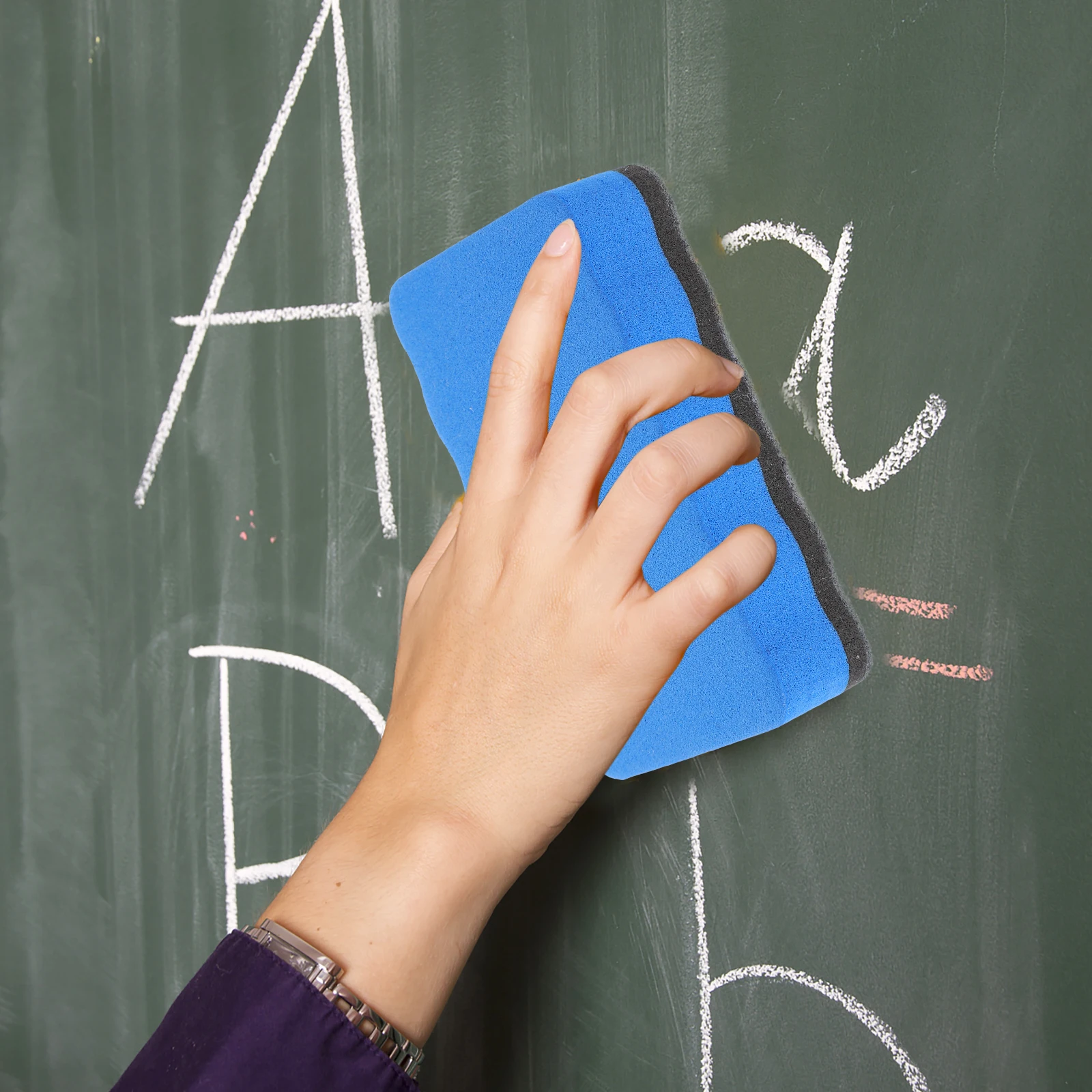 3Pcs Dry Erase Eraser Whiteboard Wipe Tool Reusable Eva Material Lightweight Portable for Teachers Students Office Use