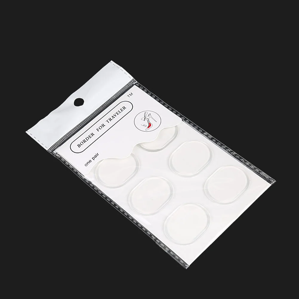 18pcs Transparent Small Round Cushions For Men Women Heel Grips Protector Anti-Blister Foot Care Tool Heel Pads Feet Pads For