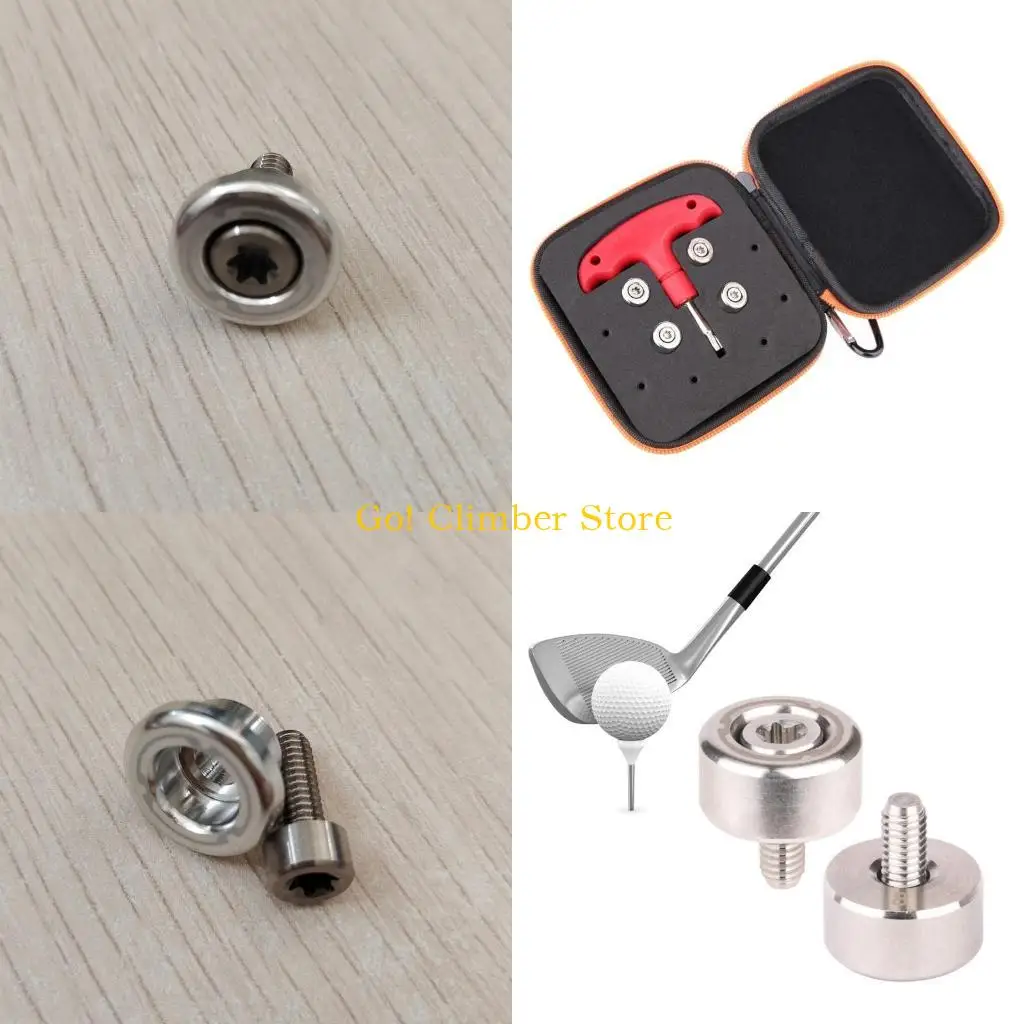 Q84C Stainless Steel Golf Weight Screw Replacement Golf Club Counterweight 2g-16g Golf Driver Club Head Swing Weight Screw