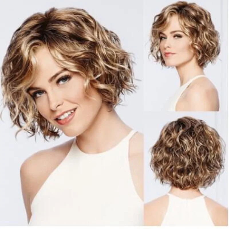

New hot-selling women's fluffy curly hair Europe and America