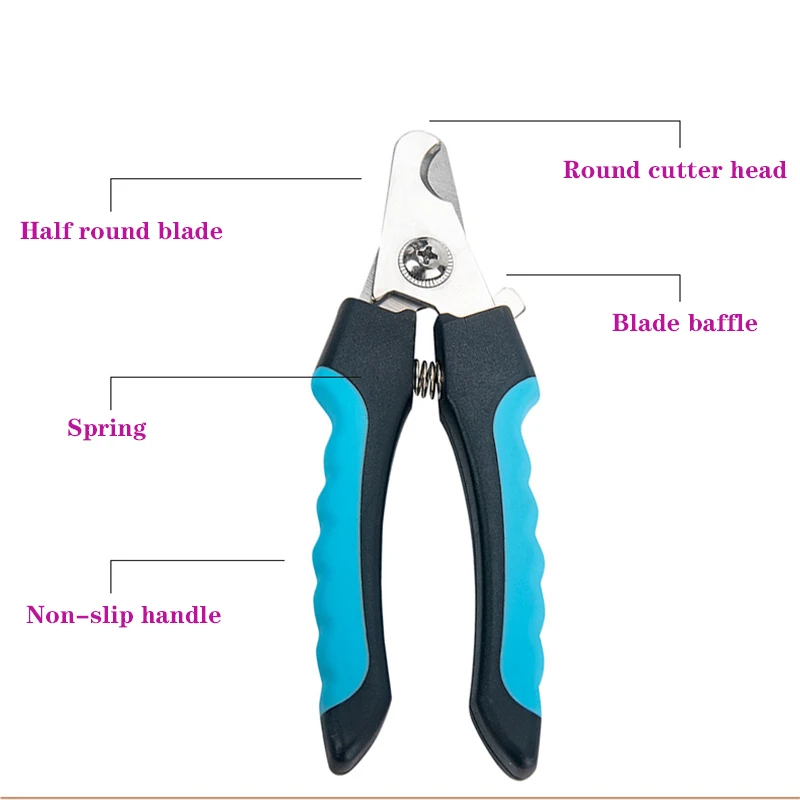 Professional Pet Cat Dog Nail Scissors Suit for Dog Grooming Tool Trimmer Pet Nail Clippers Products Pet Claws Dog Nail Clipper