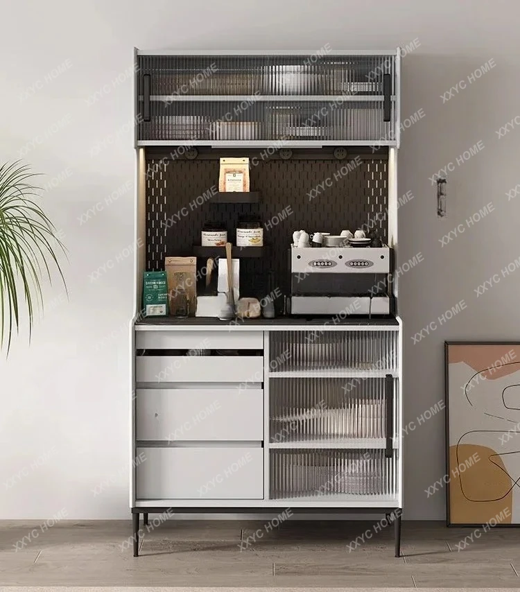 

DVNew arrive Modern simple rock slab dining side cabinet integrated storage wall utility cabinet living room home, storage solid