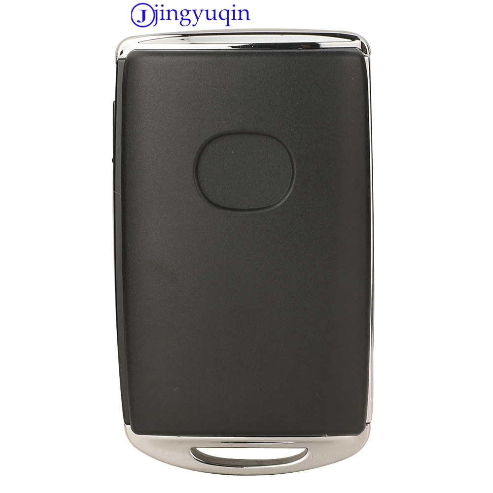 

Jingyuqin, новый чехол для дистанционного ключа автомобиля, чехол для умного брелока с лезвием, чехол для Mazda 3 Alexa CX4 CX5 CX8 2019 2020, смарт-ключ