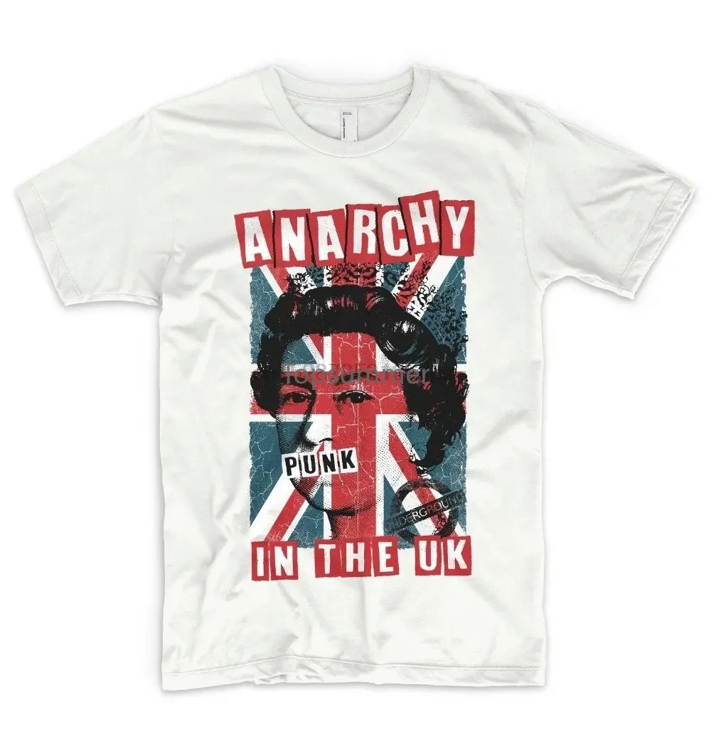 Union Jack T Shirt Flag Anarchy United Kingdom Great Punk God Save The Queen New Brand-Clothing Fashion Graphic T Shirts