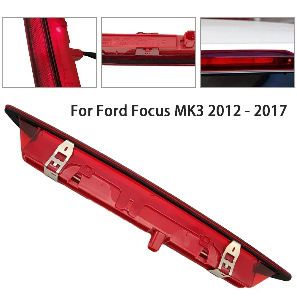 Third Brake Light Rear Roof High Mount Tail Lamp For Ford Focus MK3 2012 - 2017 Waterproof Brake Light DC 9-16V