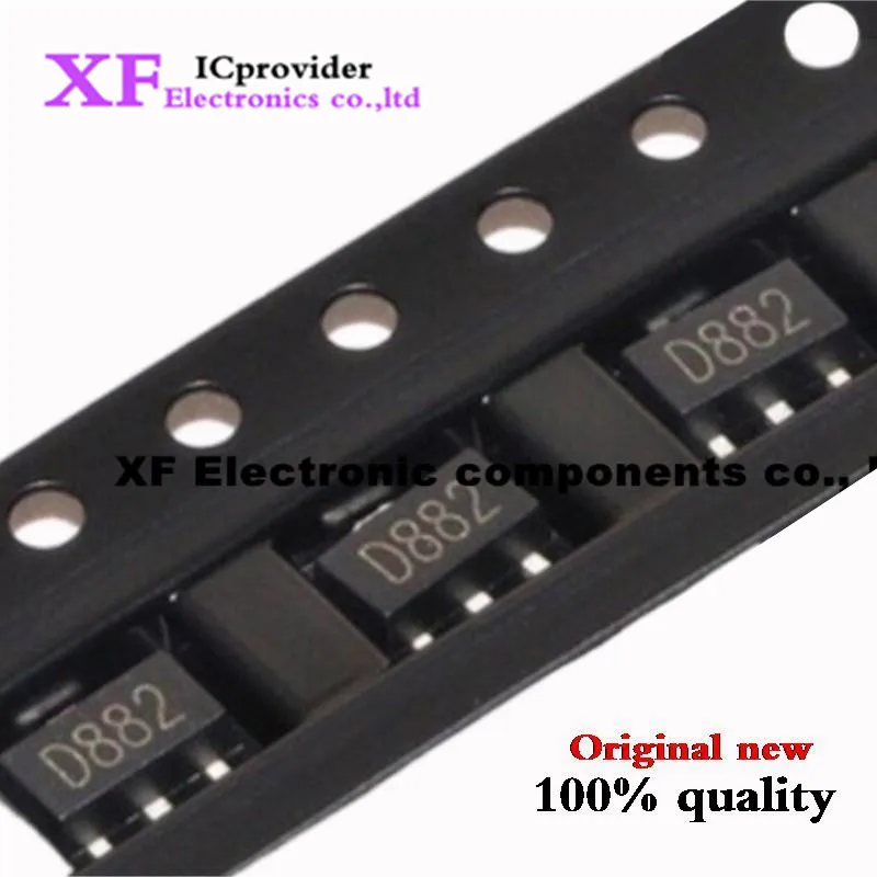 1000pcs/lot 2sd882 D882 SOT-89 IC Best quality