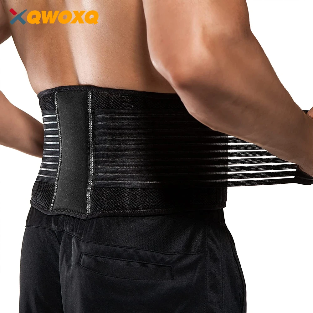 

Back Brace Breathable Waist Lumbar Lower Back Support Belt for Sciatica, Herniated Disc,Scoliosis Back Pain Relief,Heavy Lifting