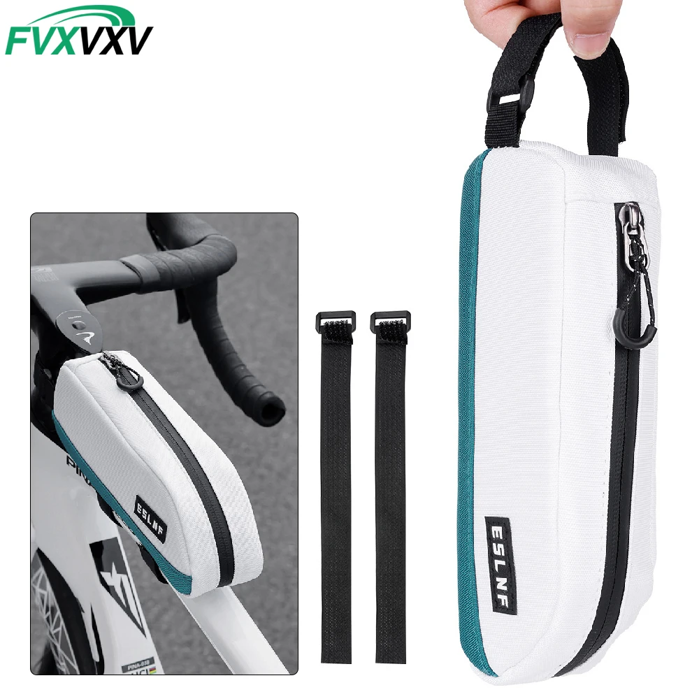 1 Stück Fahrrad-Oberrohrtasche, Wasserdichte Fahrrad-Vorderrahmentasche, Oberrohr-Fahrradtasche für Straßen- und Mountainbikes, Outdoor-Radfahren, Reisen H