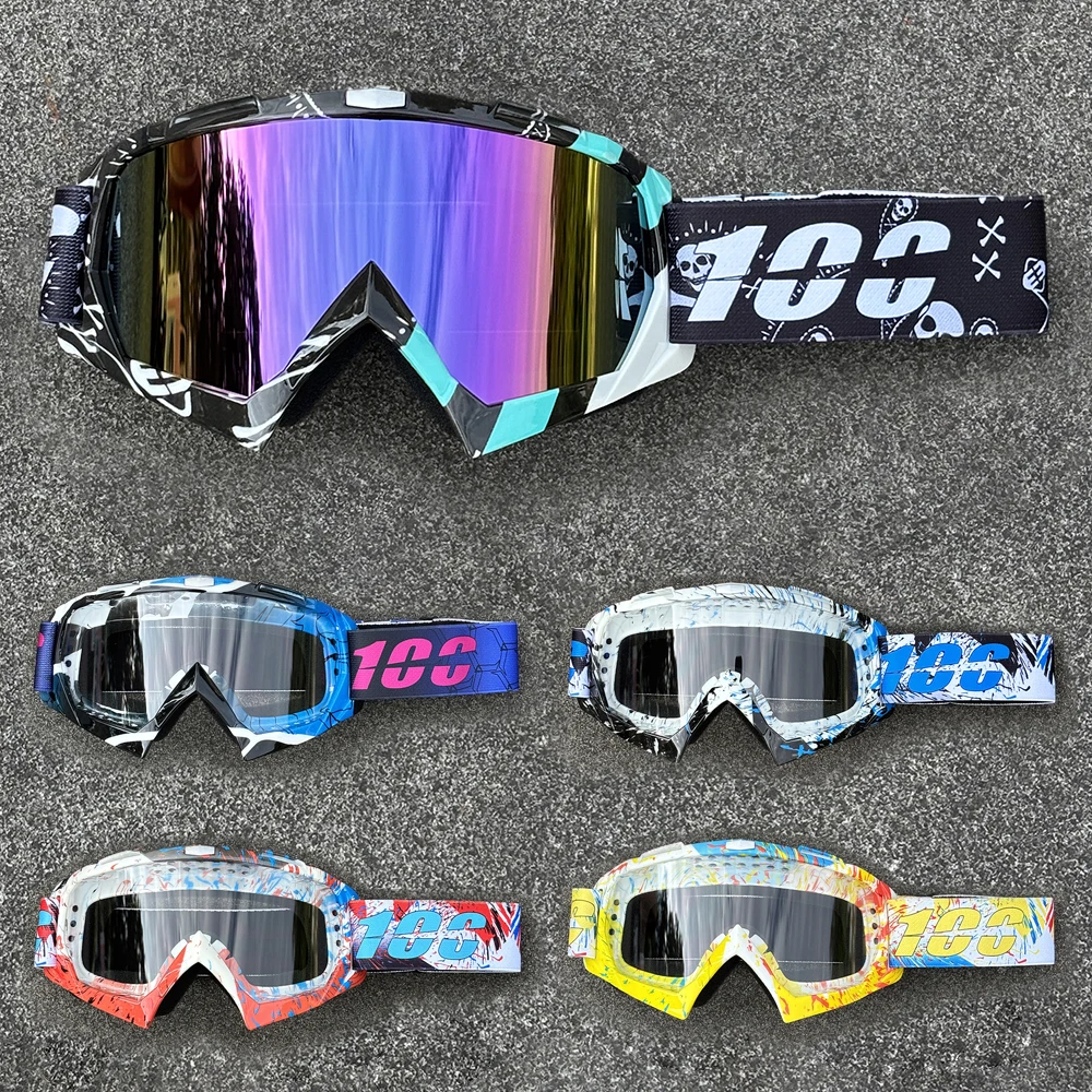 Hot Motorcycle Goggles Motocross Glasses Off-road Sunglasses For Man MTB ATV Mask Windproof Protection Cycling Racing Goggles