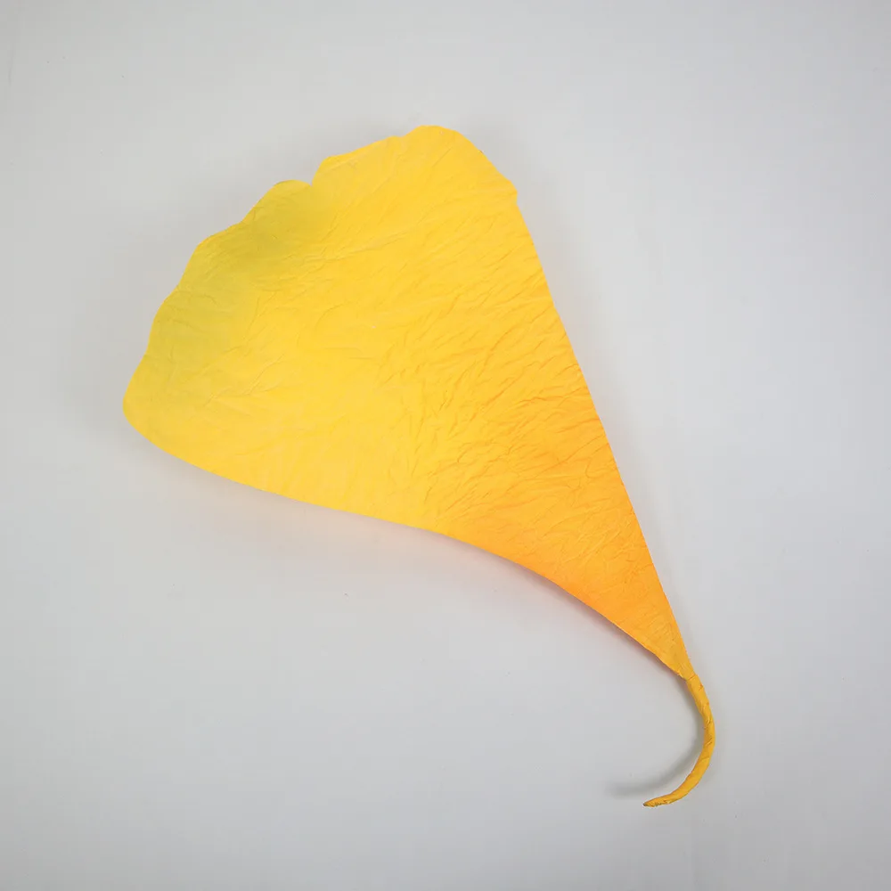 Artificial EVA Waterproof Large Plant Ginkgo Leaves Autumn Decoration Wedding Outdoor Giant Floral Arrangement Yard Garden Decor