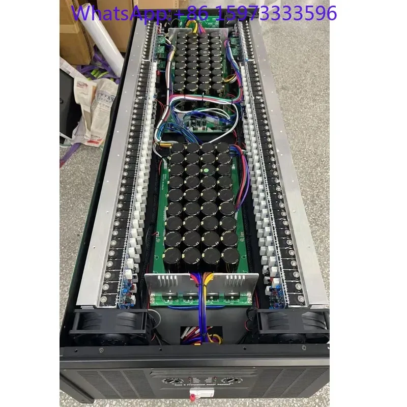 replacement 6U 2-cha-nnel 6000W profes-sional audio power amplifier 8/4 ohms, 18/21 inch subwoofer for out-door concert stages