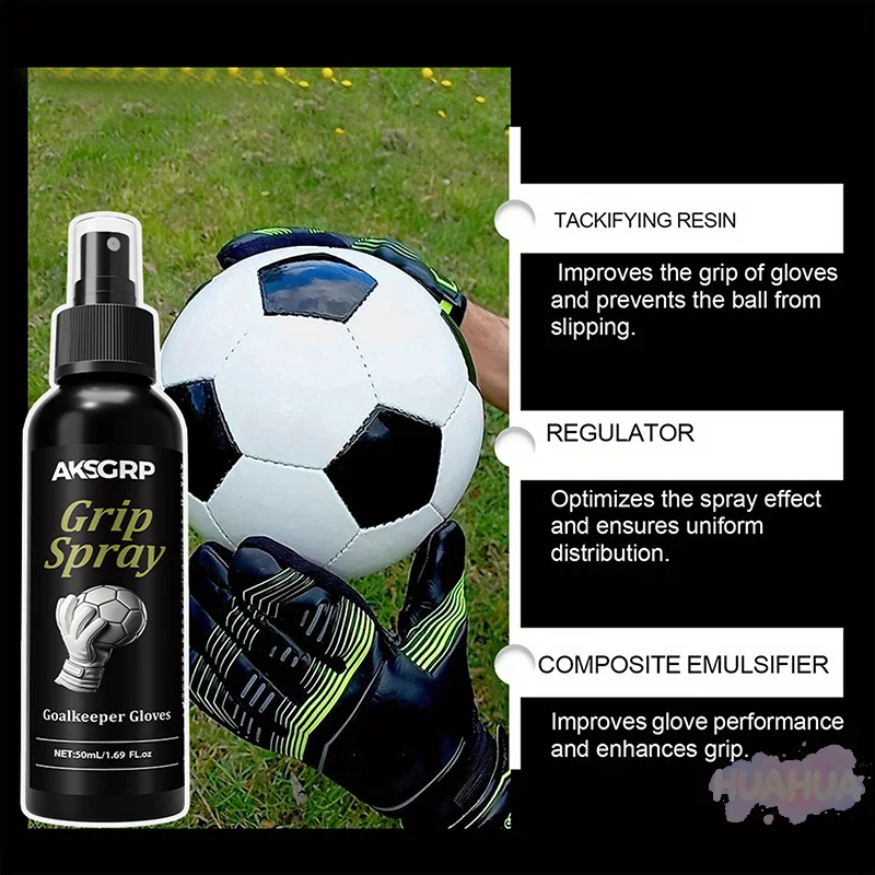 

30ML/50ML Goalkeeper Glove Spray Football Effective Protective Glove Grip Sprays For Goalkeeping Gloves Non-slip Enhanced Sticky