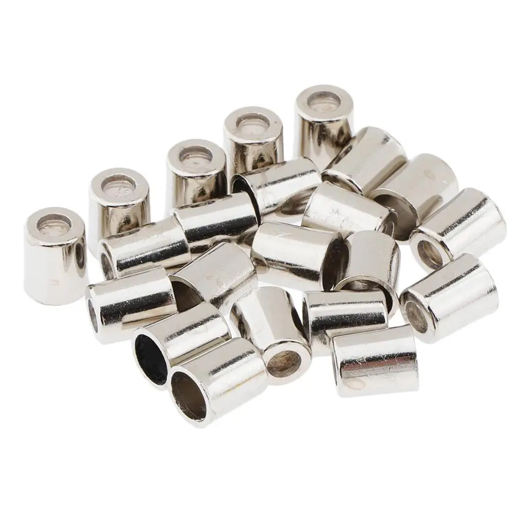 Metal Bell Rope Stopper Cord End for Paracord Lanyard Sweatpants Hoodies Tightening DIY Design
