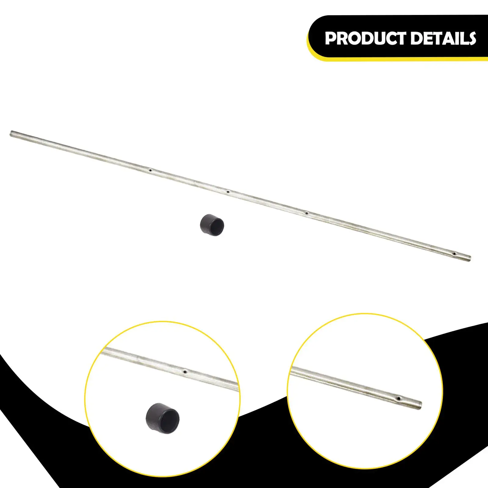 

Foosball Table Rod for Family Board Game Tabletop Accessories Sports Metal