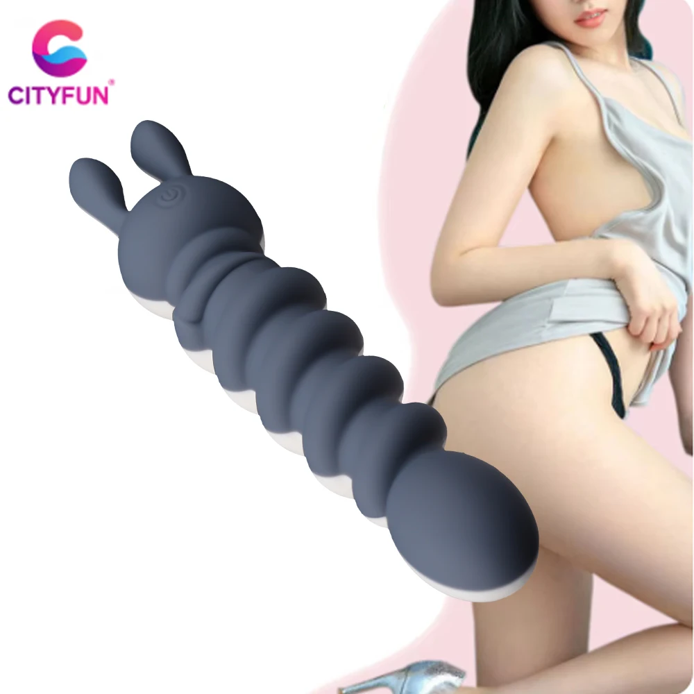 

CITYFUN Fantasy Rabbit Soft Silicone Anal Plug G-Spot Stimulation Vaginal Masturbators Protaste Massager Sex Toys Women Men 18+