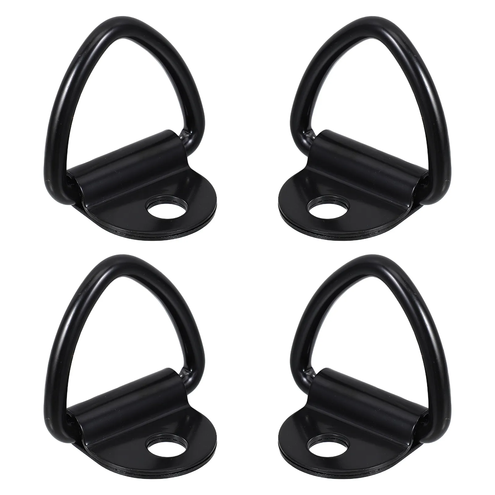 

Комплект из 4 D-образных крюков для крепления грузов на кузове грузовика, прицепе, контейнерах, из углеродистой стали, для крепления грузов кольцевым фиксатором