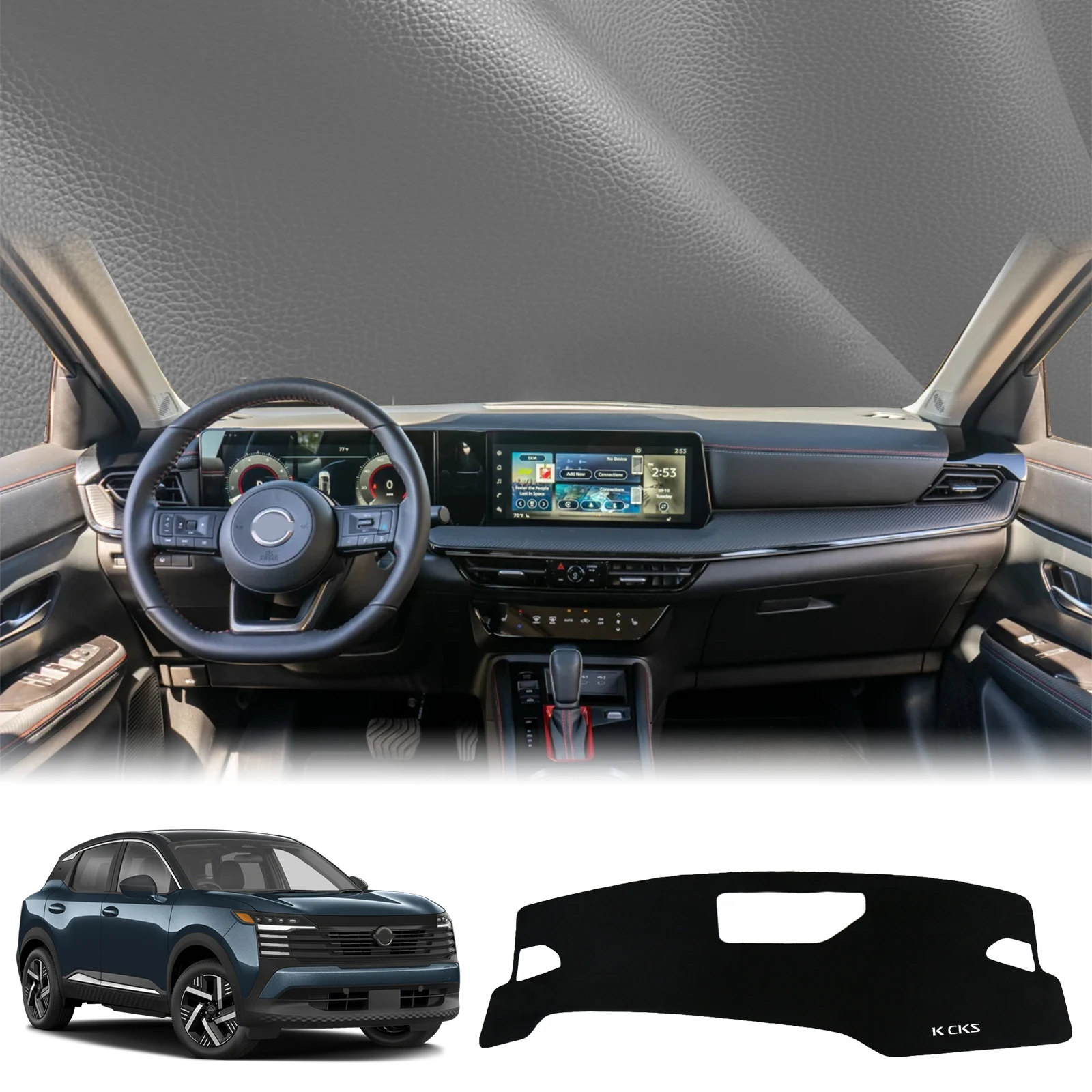 

fit for Nissan Kicks 2025 2026 Dashmat Dashboard Cover Pad DashMat Sunshade Protective Carpet Car Accessories