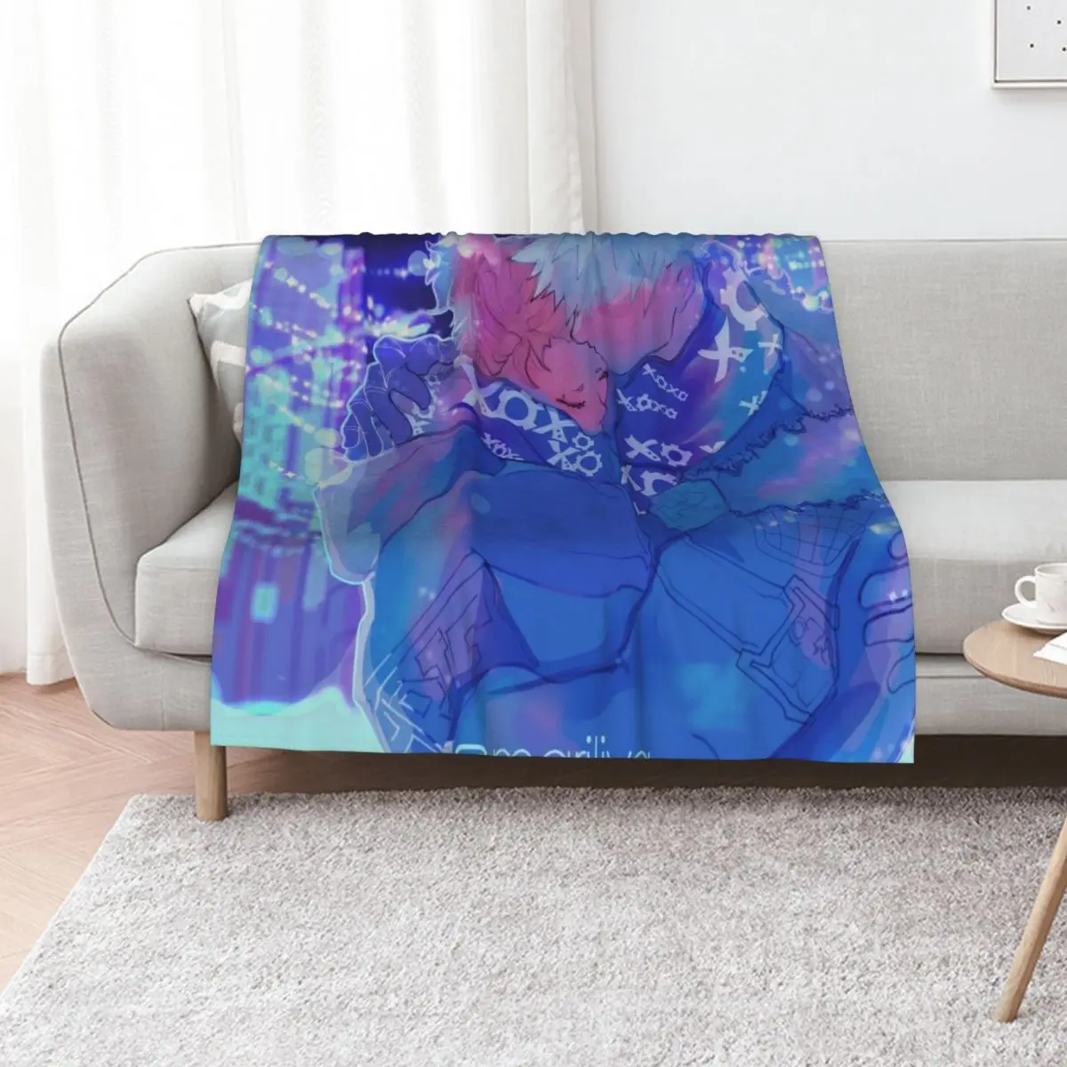 

xoxo5 - Kiribaku Throw Blanket Plush Multi-Purpose Decorative Throw Designers Blankets