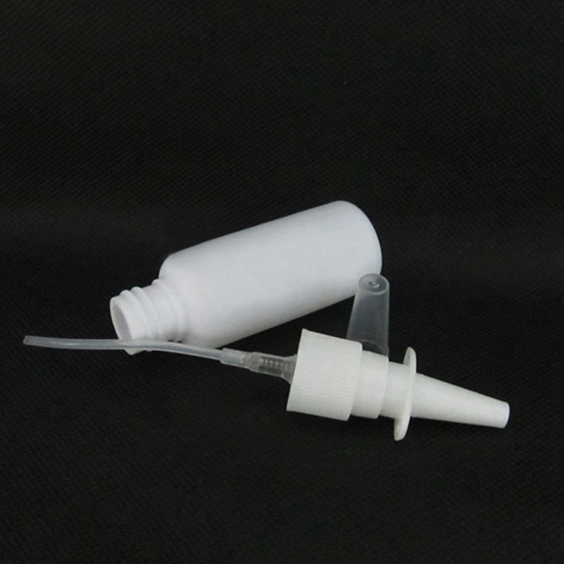 리필 가능한 플라스틱 미스트 코 비강 분무기, 스프레이 병, 10 개