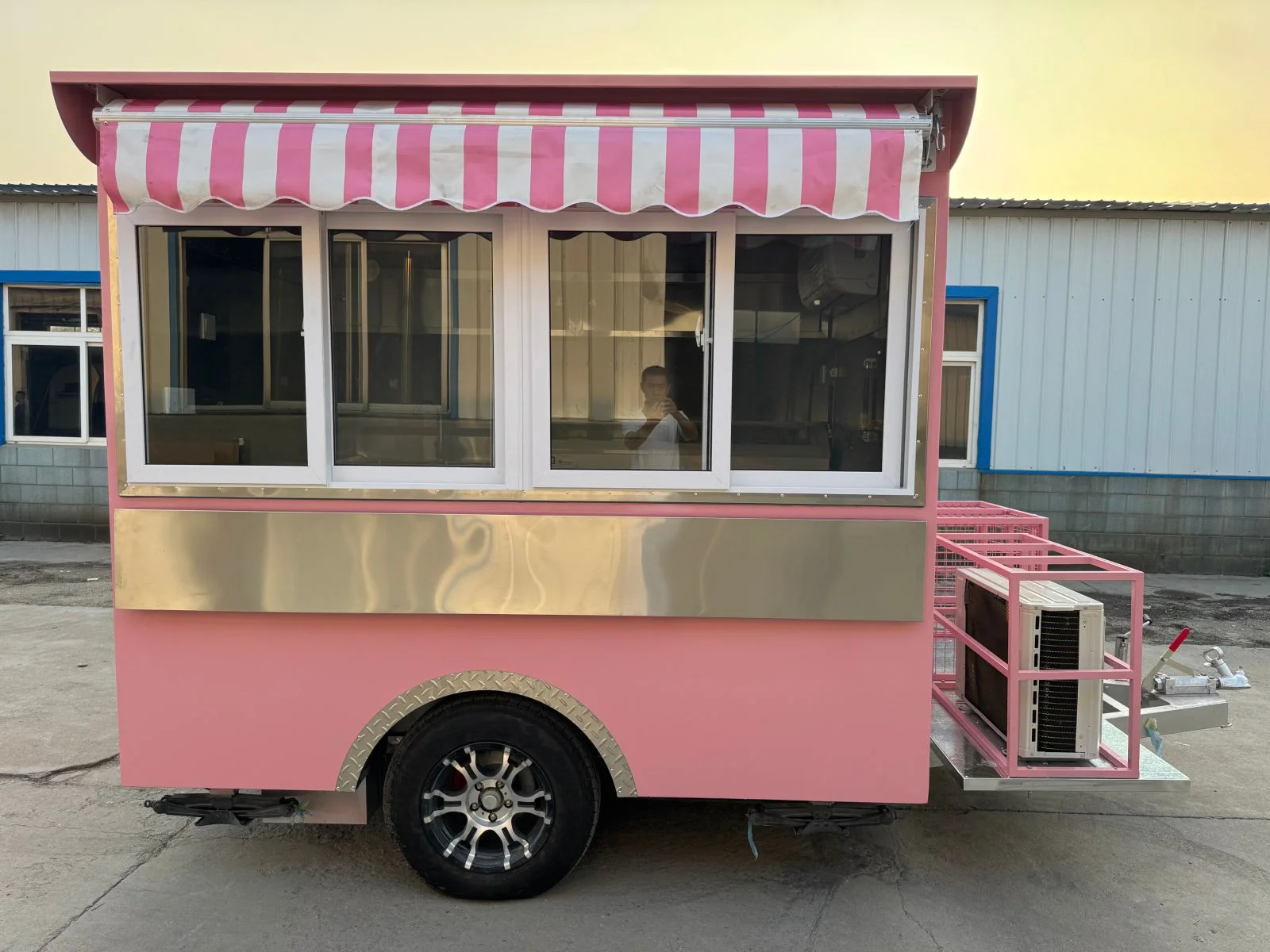 

Fully Equipped Food Trailer Restaurant Mobile Food Truck Sandwich Taco Coffee Bar Cart