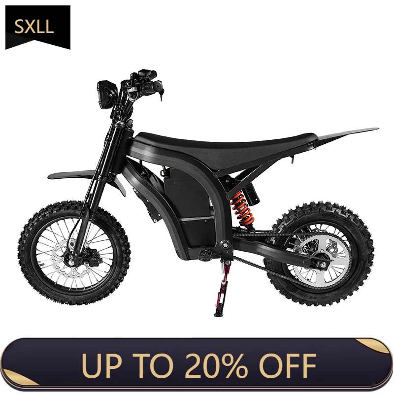 

SXLL Electric Mountain Bike Full Absorber Steel Frame Rear Wheel Hub Motor Disc Brake 3 Speed Rear Frame Wide Tir