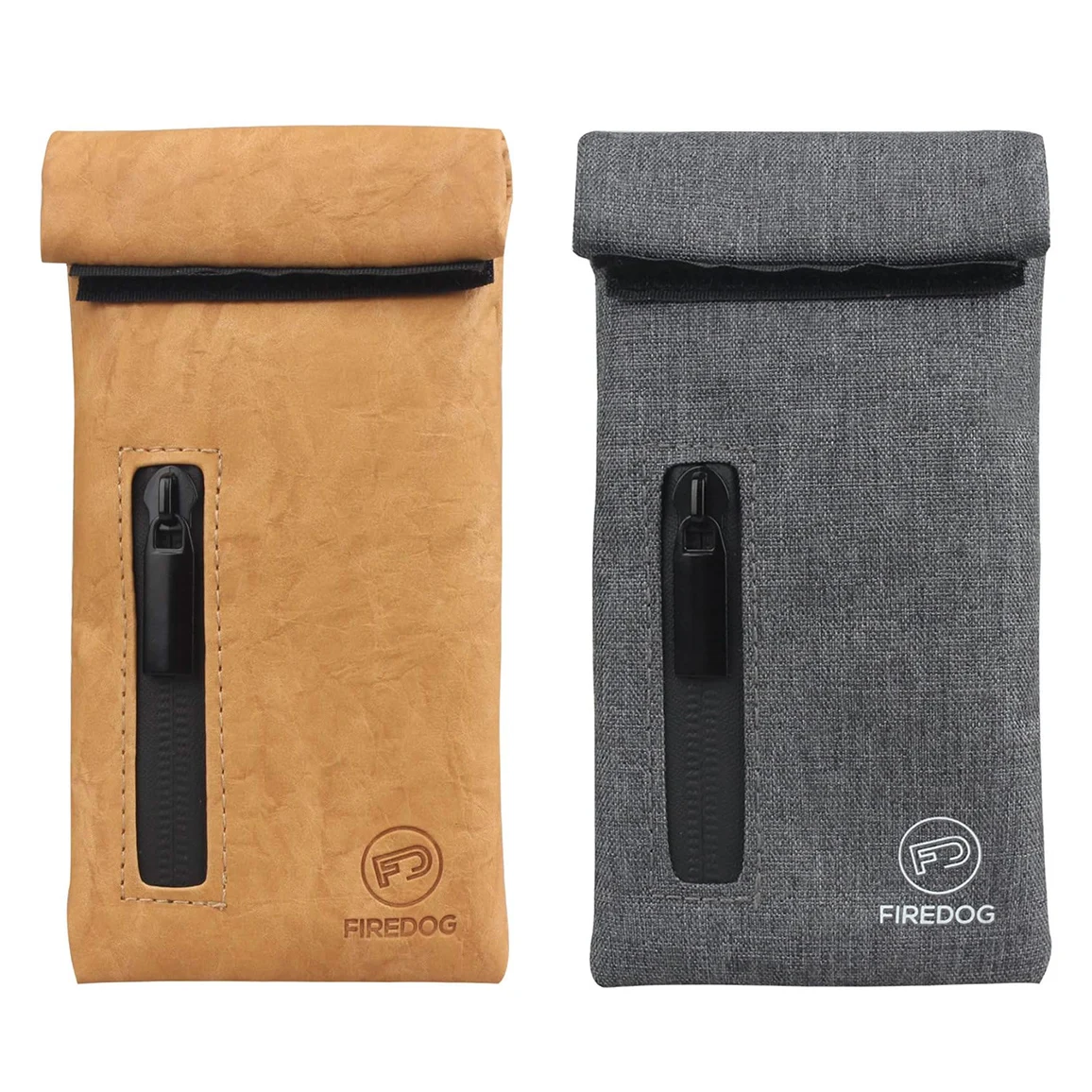 FIREDOG Smell Proof Bags Fabric Odor Proof Bag 3''x6'' Small Travel Storage Pouch Case Bag
