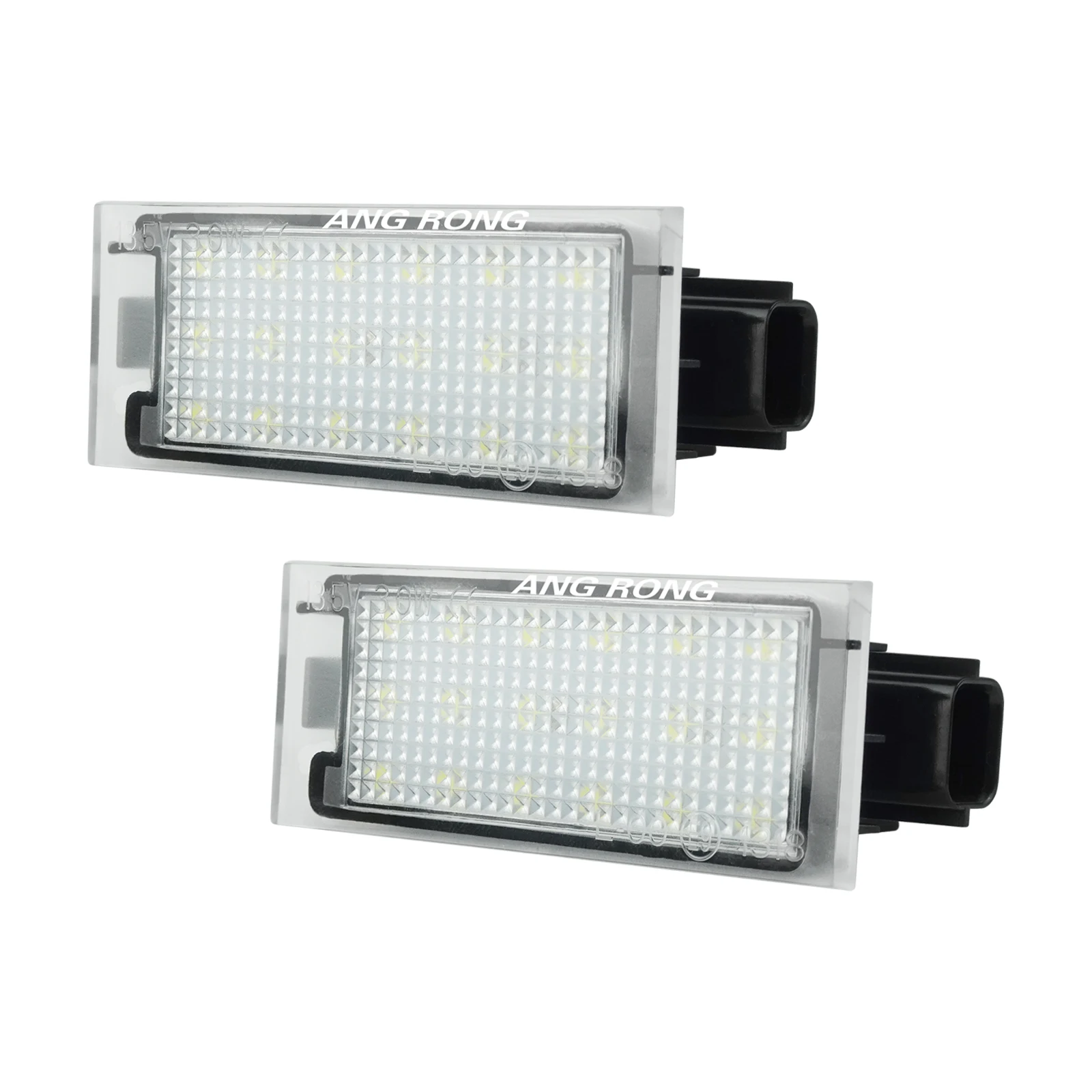 ANGRONG 2X CANBUS License Number Plate LED Light Canbus For Renault Laguna Master Megane Trafic MK3