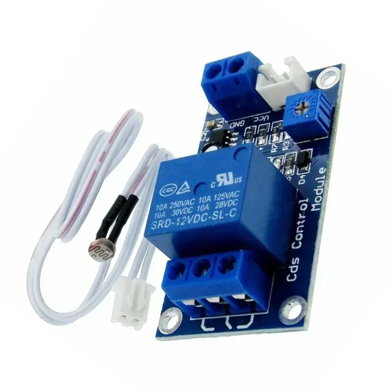 5V/12V XH M131 Photosensitive Light Sensor Module Board Relay Adjustable Sensitivity Potentiometer Input Voltage Relay Switch