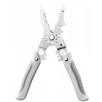 8.5 Inch Multi Functional Industrial Wire Stripper Cutter Crimper Heavy Stainless Steel Electrical Pliers Ergonomic Grip