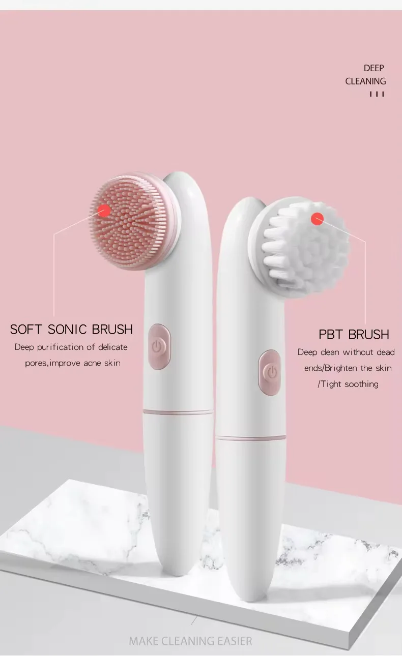 Dissolvant électrique de points noirs et brosse de nettoyage du visage, outil exfoliant de nettoyage de pores en profondeur pour le visage, épurateur de peau portatif