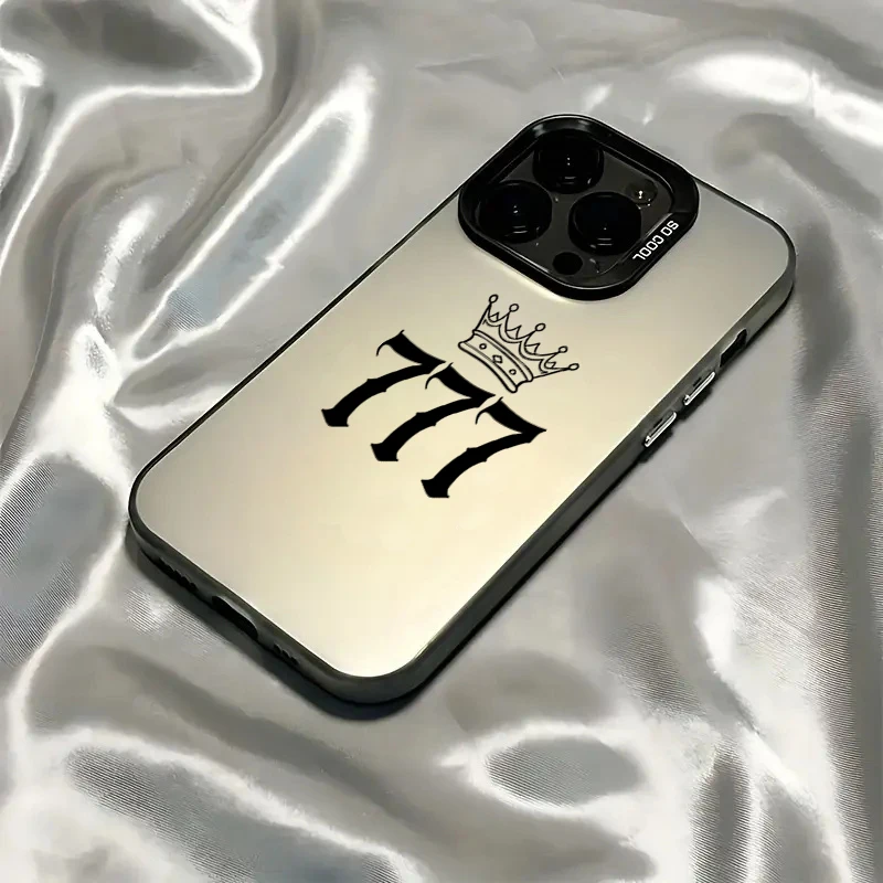 Coque de téléphone Vogue Lucky Number 7 Crown pour Xiaomi Redmi Note 11 12 13 14 Pro Plus 4G 5G 11S 13C 14C 15C, housse de Protection rigide
