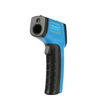 Digital Infrared Thermometer Laser Temperature Meter Non-contact Pyrometer Imager Hygrometer IR Termometro Color LCD Light Alarm