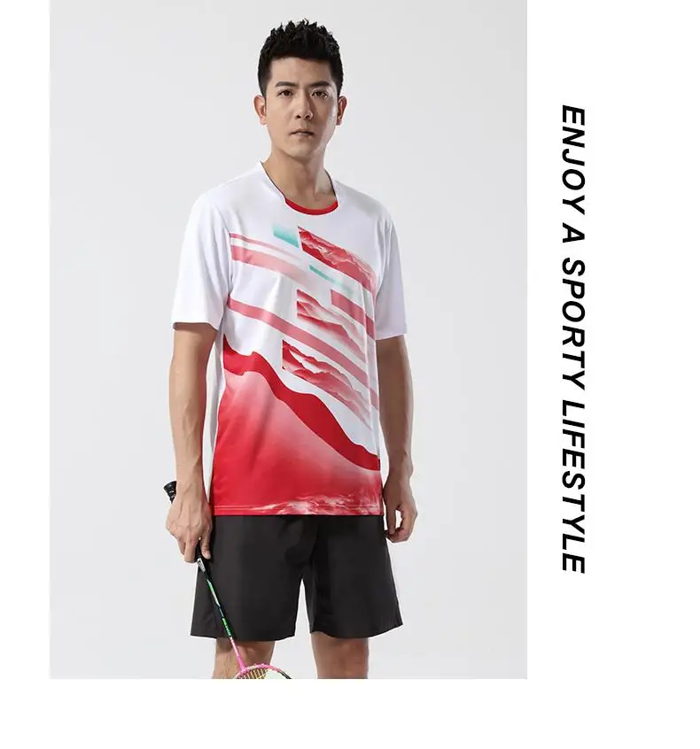 Man Table Tennis Jerseys Outdoor Sports Women Badminton T Shirt Children Tennis Shirts Running Kit Gym Yoga Sportswear Clothes