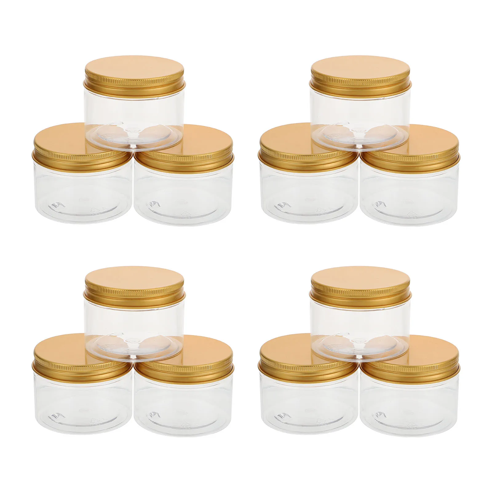 

16pcs Face Cream Sub Bottle Reusable Compact Storage Container For Cosmetics Lotions Ointments Creams Balm Salts Multipurpose