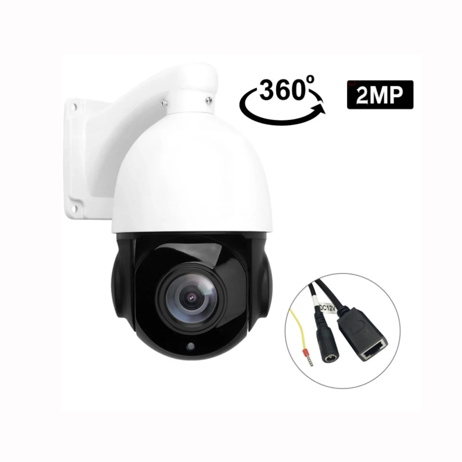 4K 8MP Motorized PTZ IP POE CCTV Security Network Zoom Camera Long Range Waterproof IR Night Vision 5X/20X/36X Indoor Outdoor