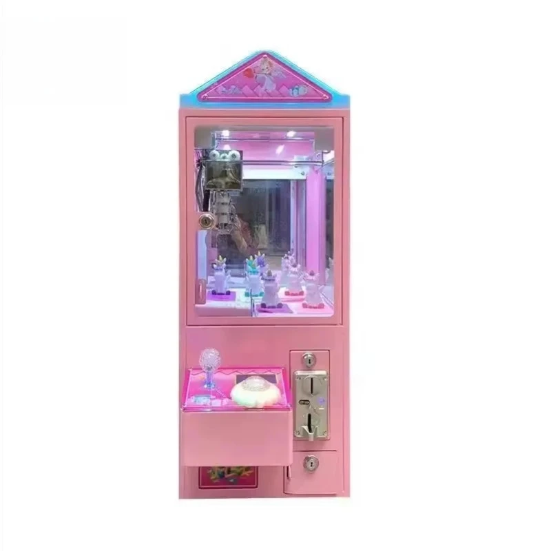 Customize The Appearance Mini Claw Prize Machine Coin-Operated Metal Cabinet for Arcades/Gift Shops Featuring Doll Crane Machine