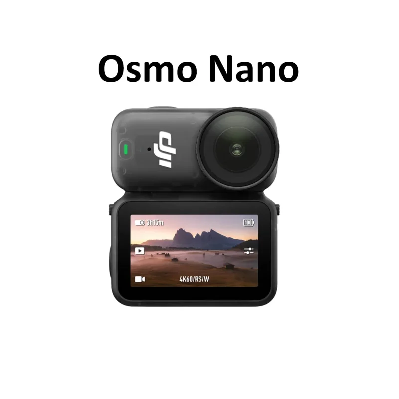 مجموعة أوسمو نانو القياسية 64 جيجا بايت 128 جيجا بايت 4 كيلو/60 إطارًا في الثانية و143 °   كاميرا رياضية صغيرة بمستشعر عريض FOV جديدة تمامًا مقاس 1/1.3 بوصة موديل جديد تمامًا