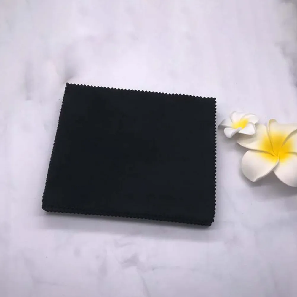 100Pcs Microfiber Wiping Cloth Glasses Cleaning Lens Wipe Smartphone Screen Jewelry Violin Guitar Piano Trumpet Portable