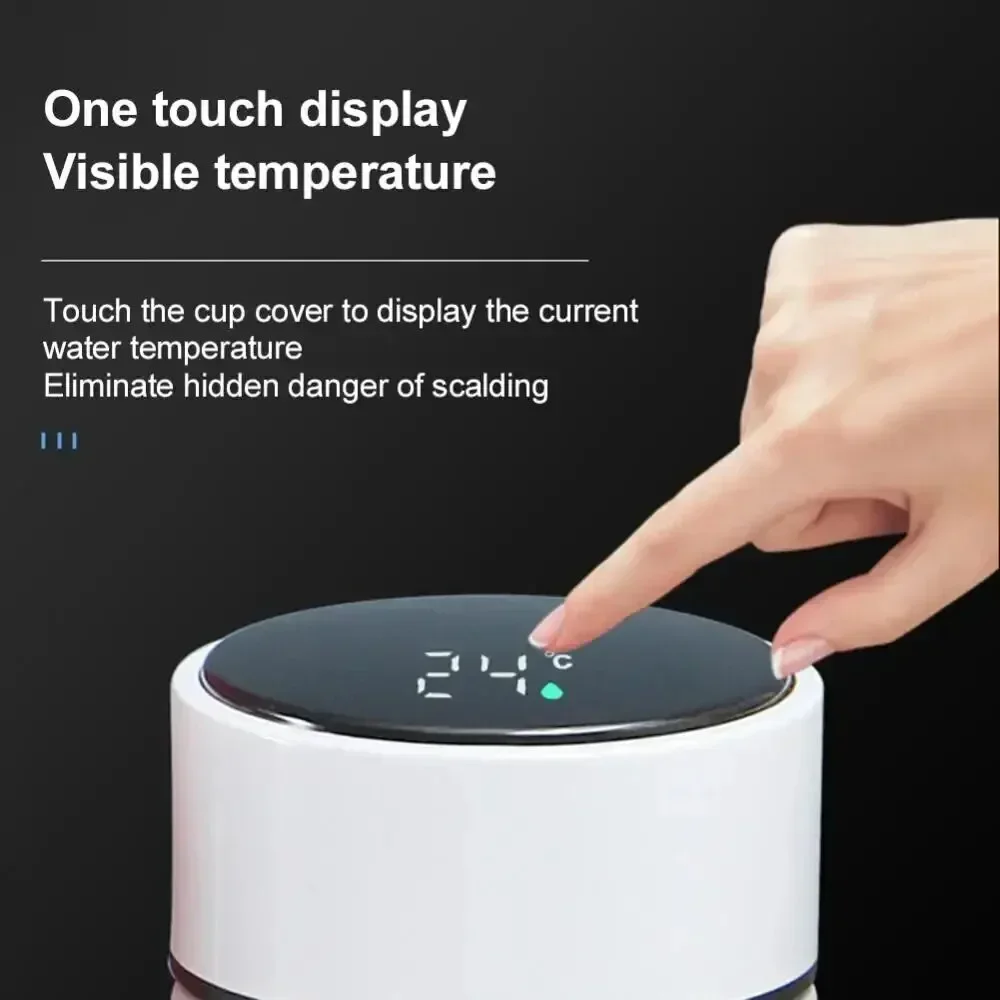 500ml Creative Smart LED Thermos Bottle Temperature Display Vacuum Flasks Stainless Steel Water Bottle Thermos Cup