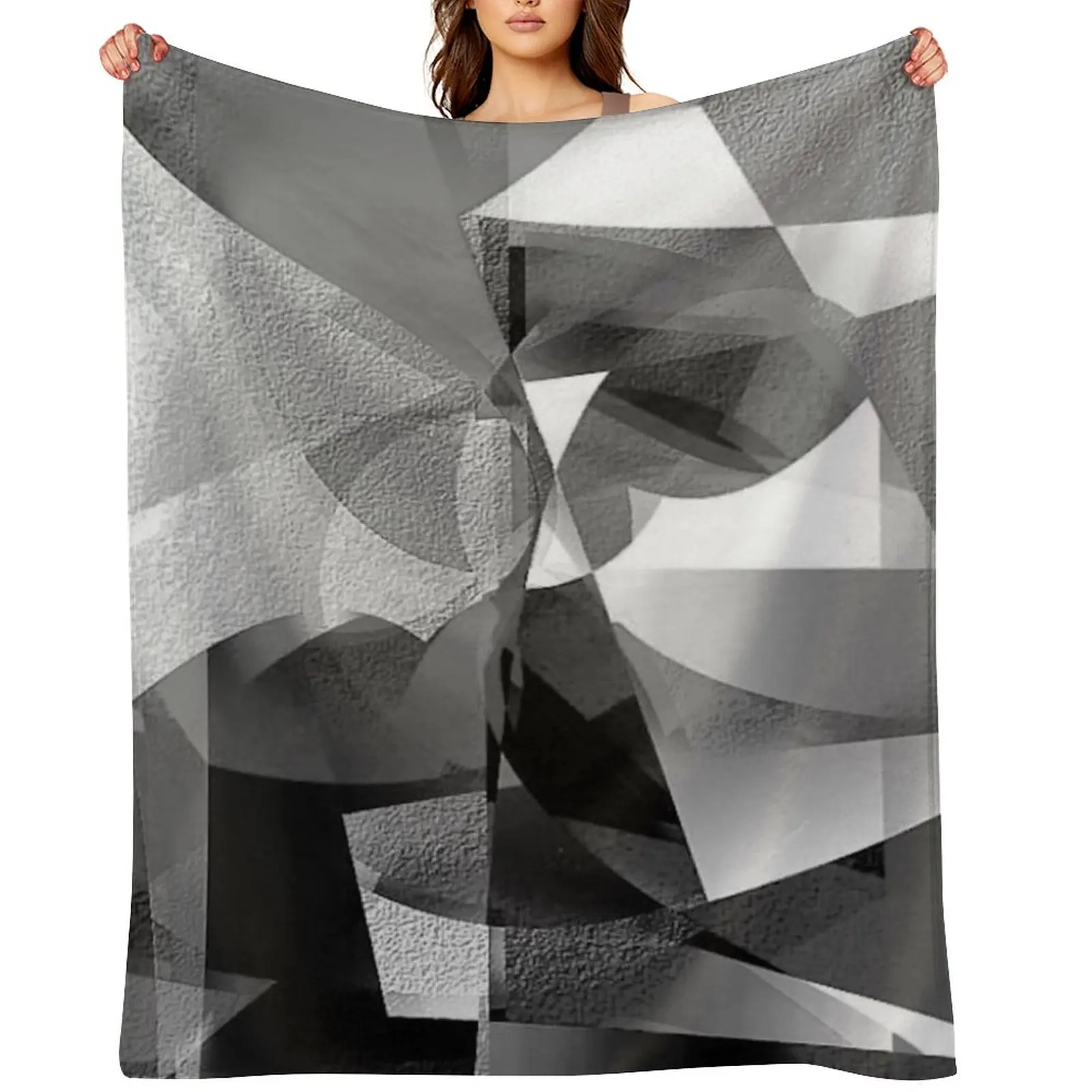 B & W Abstract Thro…