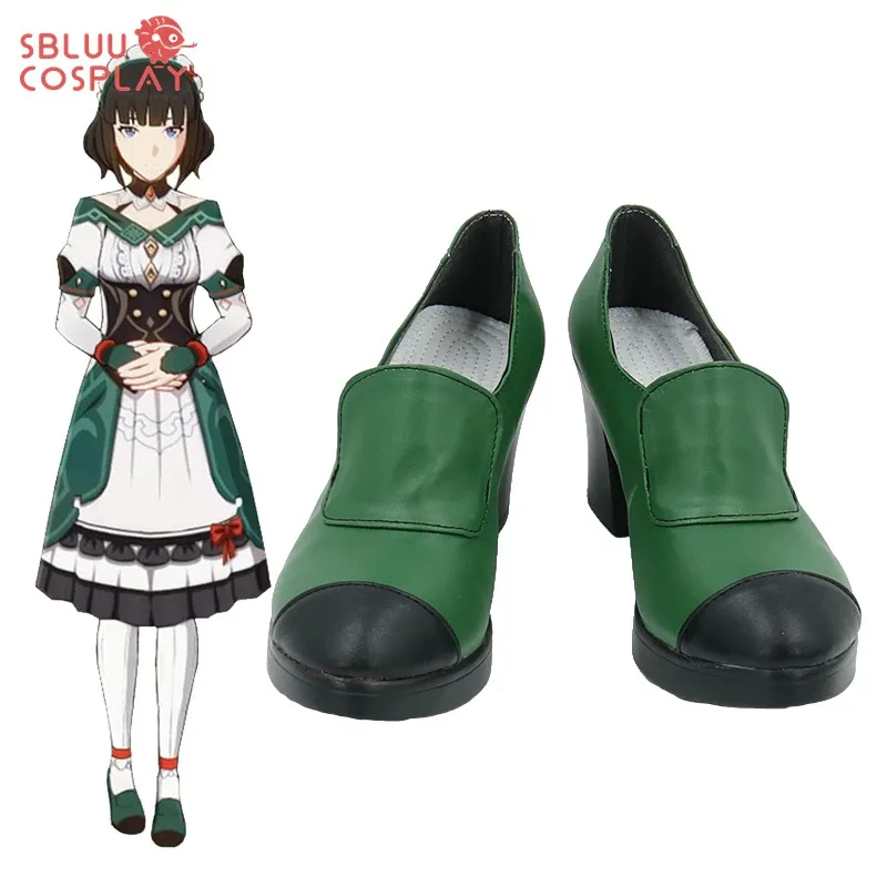 

qq28LQSBluuКосплей Genshin Impact Katheryne Обувь для косплея Сапоги на заказ