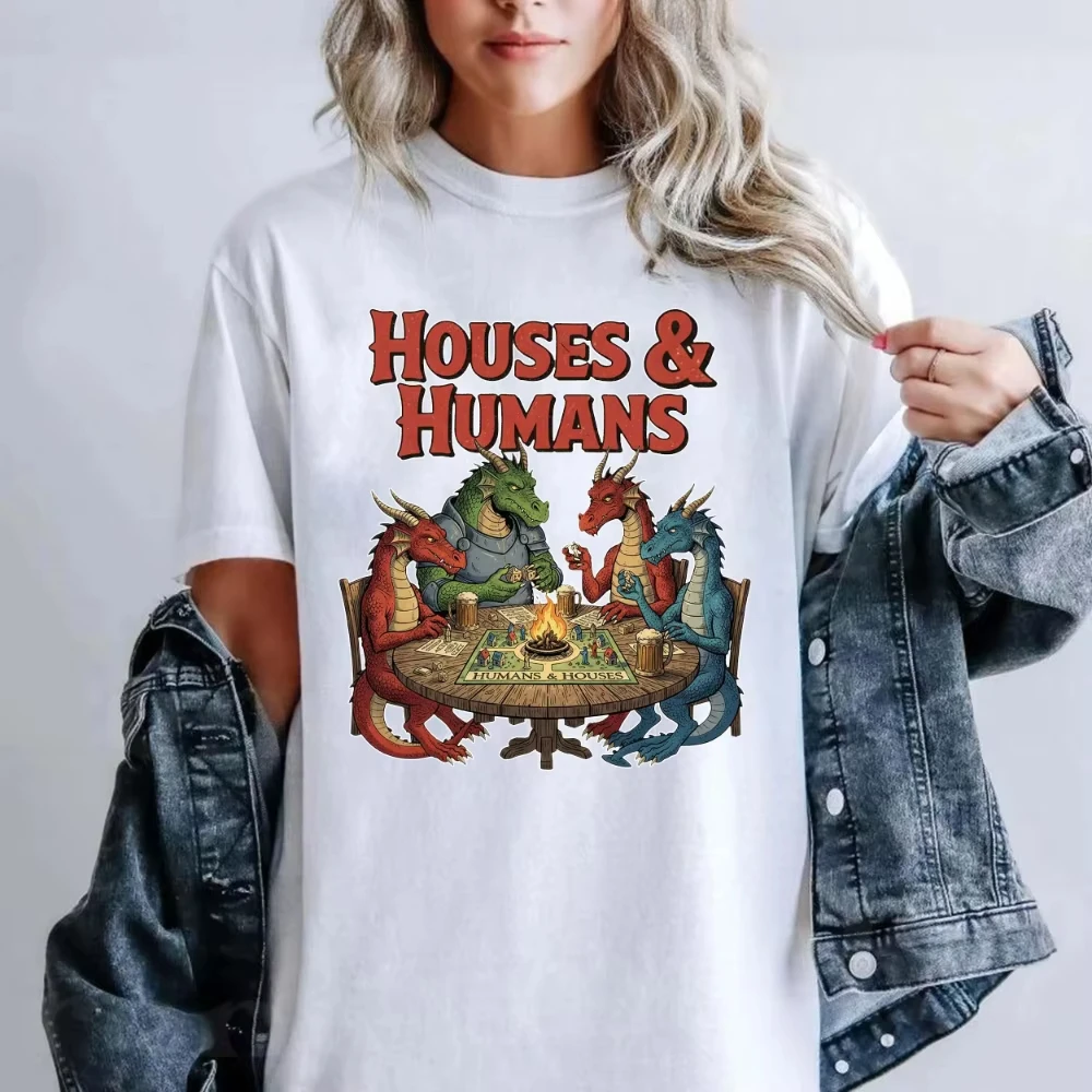 Dragon and Dungeon T-shirt Retro 90s Joker Bella Summer New Retro Street, Suitable for Men and Women in All Seasons T-shirt