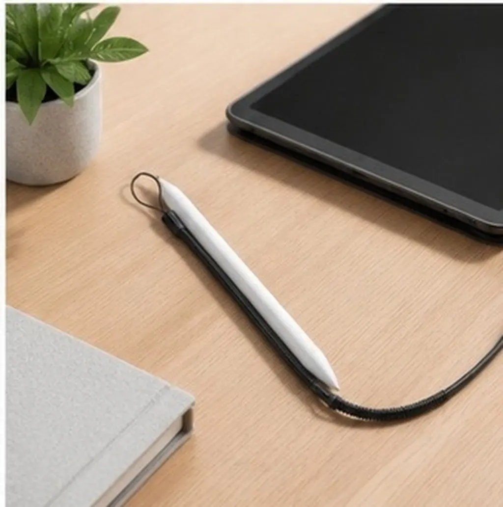 6Pcs Elastic Stylus Lanyard Retractable Spring Cord for Touch Pens Tablet Smartphone Anti-Loss Tether Rope Stylish Portable