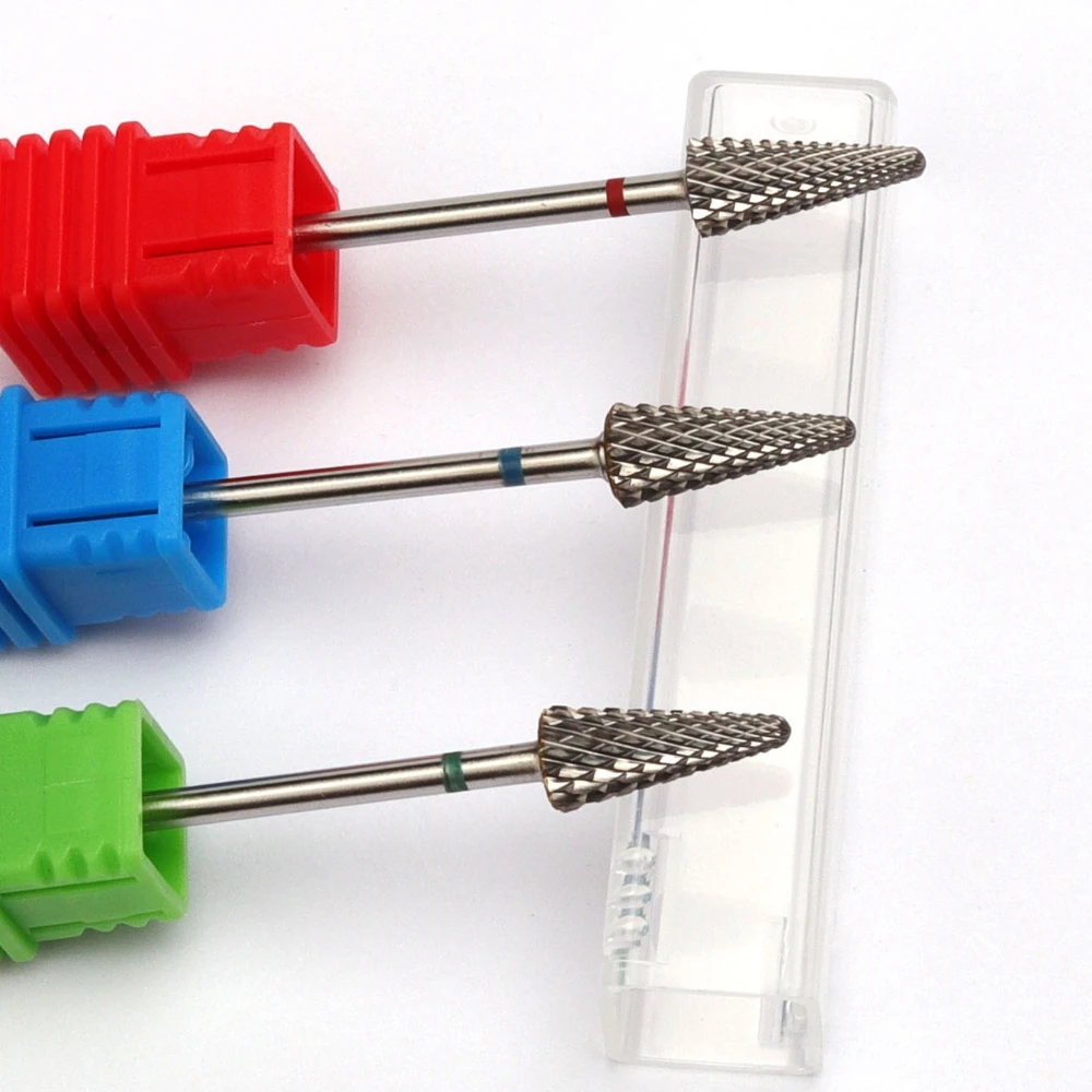 1pcs Carbide Nail Drill Bit Milling Cutter for Gel Polish & Acrylic Removal Nail Salon Manicure Pedicure Electric File Tools