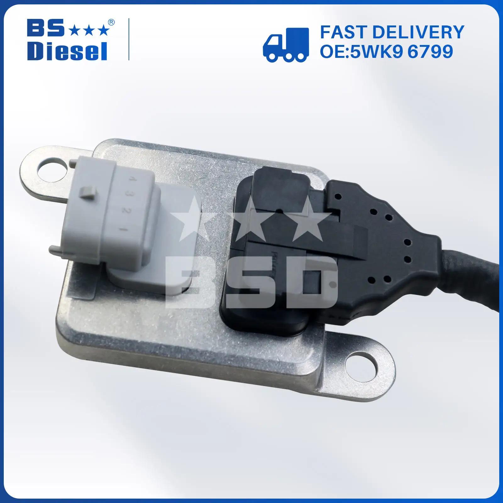 Auto Sensor 12V Nitrogen Oxide Sensor 5WK9 6799,68197109AA For Dodge Ram 2500 3500 6.7L Engine (1)Piece/Lot